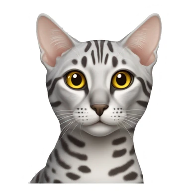 Egyptian mau cat sticker