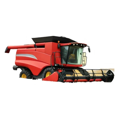 Combine harvester sticker