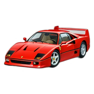 Ferrari f40 sticker