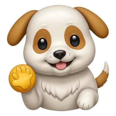 Perro esquiando en sal sticker