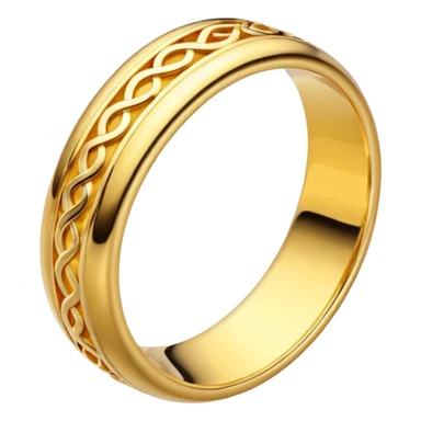 Same Aesthetic Engagement gold ring emoji sticker