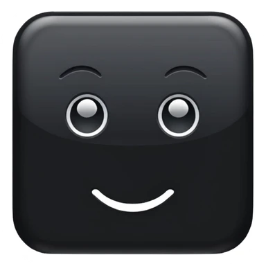 ⬛ this emoji but blacker and no highlight  sticker