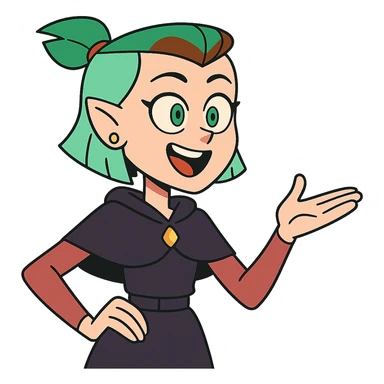 Amity Blight from The Owl House sticker