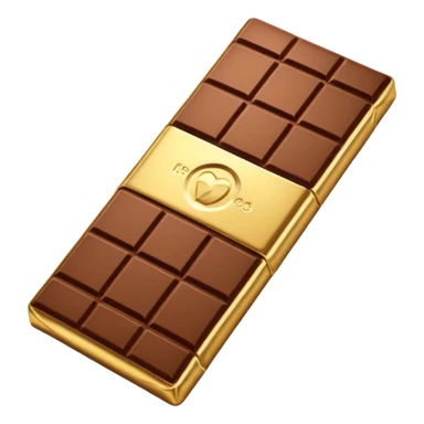 Chocolate bar emoji sticker