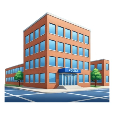 police department building sticker