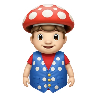 Toad from mario sticker