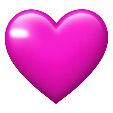 magenta heart sticker