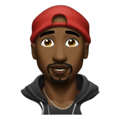 Tupac Shakur sticker