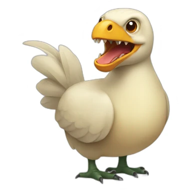 poule dinosaure sticker