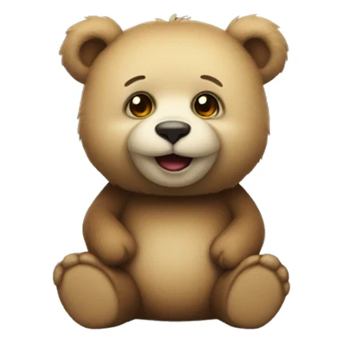 Un petit ours sticker