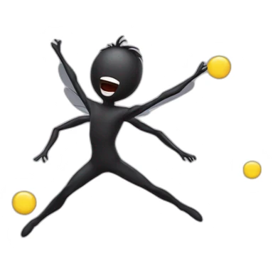 mouche qui fait du pole danse sticker