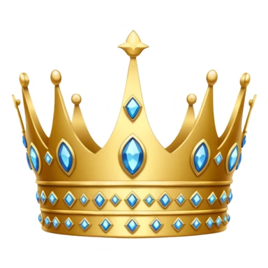 Queen Tiara crown sticker