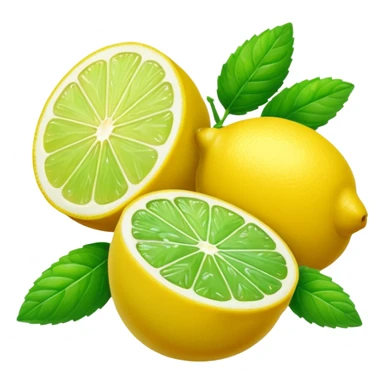 Lemon, Lime & Mint Fruit sticker