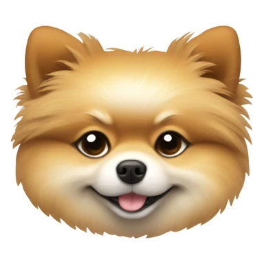 Pomeranian sleeping sticker