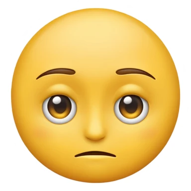 Emoji giving side eye sticker