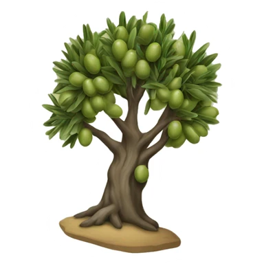 olive tree sticker