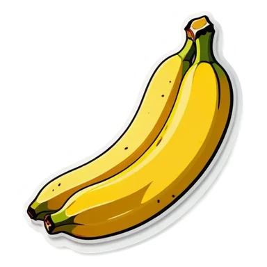 Banana  sticker