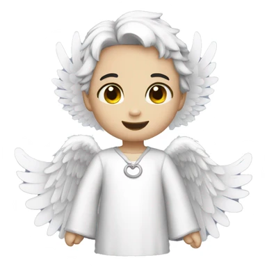 Angel de panda sticker