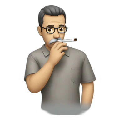 A programmer smoking wipe sticker