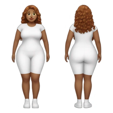 full body curvy-beauty-long-white-socks both sides sticker