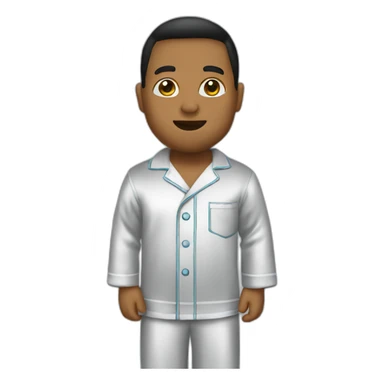 satin pajamas sticker