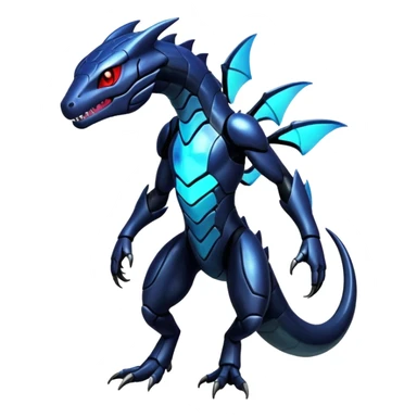 Shiny Exotic epic Salandit-Genesect-Koraidon-Fakémon-hybrid-creature (full body)  sticker