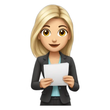 RAQUEL INDRIAGO CON UNA AGENDA de enero EN MANO sticker