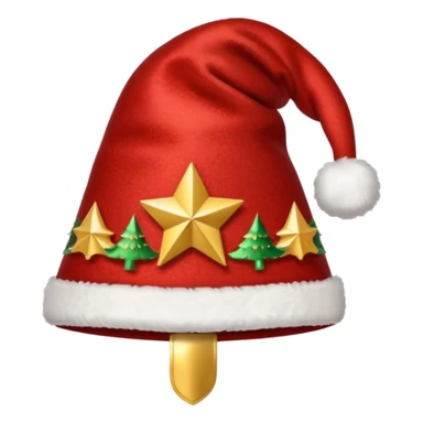 new year hat, christmas hat sticker