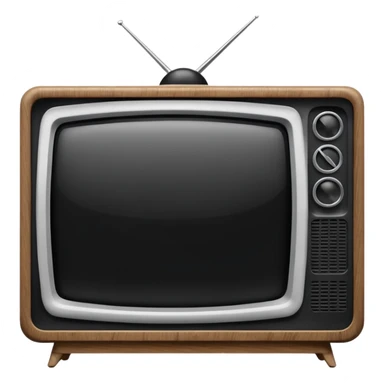 old television sticker