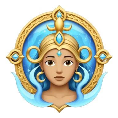 aquarius sign sticker