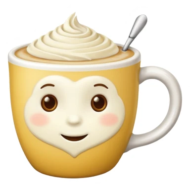 Pale lemon coffe Latte  sticker