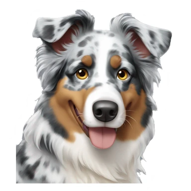 Blue Merle Australian shepherd sticker