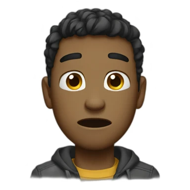 Cool bro crying sticker