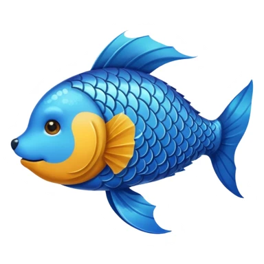 un chien poisson sticker