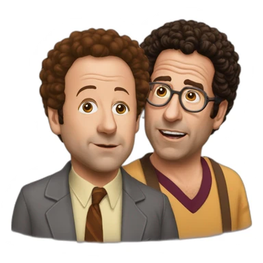 George Costanza & cosmo kramer sticker