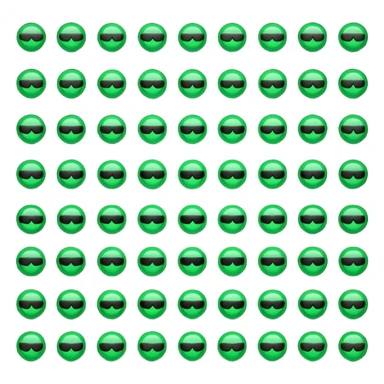 the matrix emoji from the movie sticker