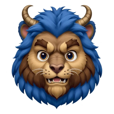 Beast from Beauty and the Beast Movie sticker