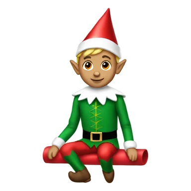 Elf on a shelf  sticker