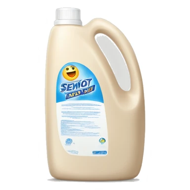 Beige laundry detergent  sticker