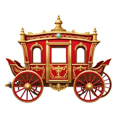 huge-horse-drawn-fancy-french-stagecoach-caravan sticker
