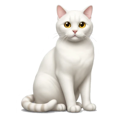 The British cat is light sticker