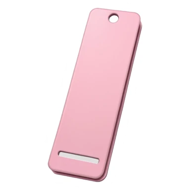 Light pink 3D 세련된 bookmark  sticker