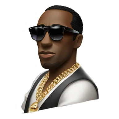 p diddy in a car sticker