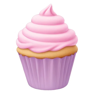 pastel pink cupcake  sticker