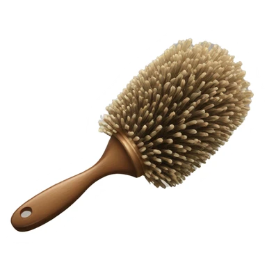  rococo hair brush sticker