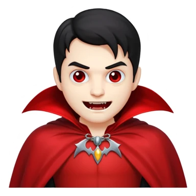 Create an emoji of Vampire full bodied sticker