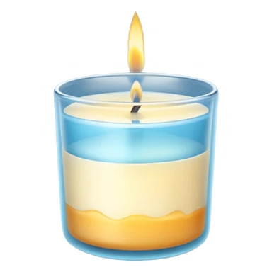 Aesthetic Sky Candle Cup sticker