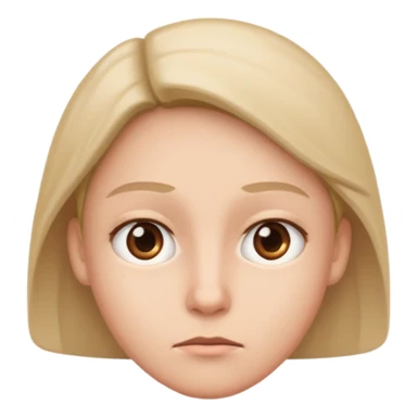 Quizzical look sticker