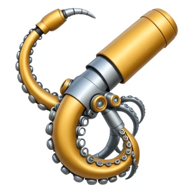 robot tentacle arm sticker