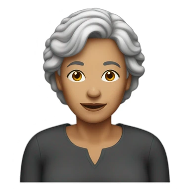 a woman 64 years old sticker